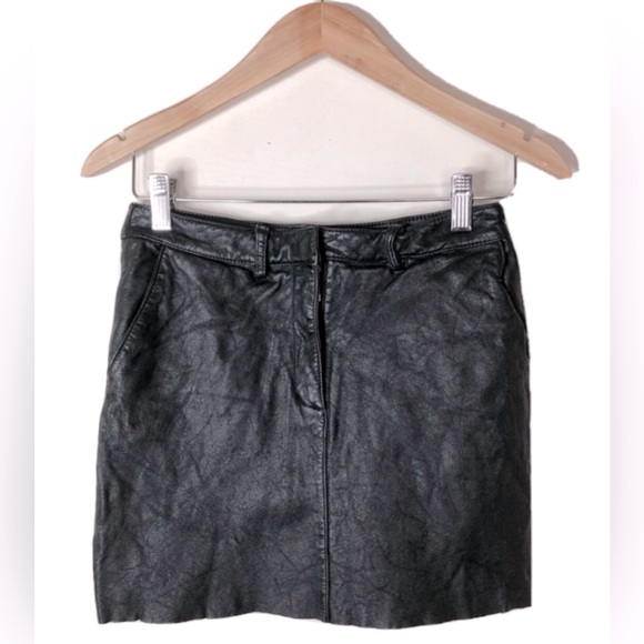 Wilsons Leather Dresses & Skirts - Wilson’s Leather Maxima Black Leather Mini Skirt 4